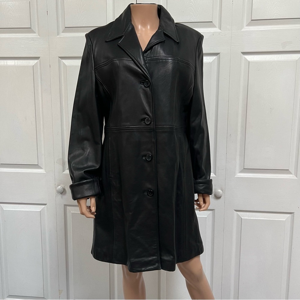 NOS Leather Limited Black Coat Thermolite Active Removable Insulation Women’s L - Picture 11 of 15